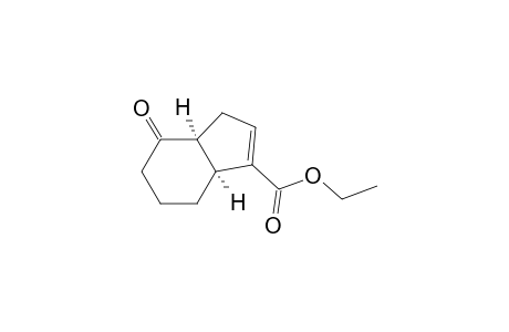 1H-Indene-3-carboxylic acid, 3a,4,5,6,7,7a-hexahydro-7-oxo-, ethyl ester, cis-(.+-.)-