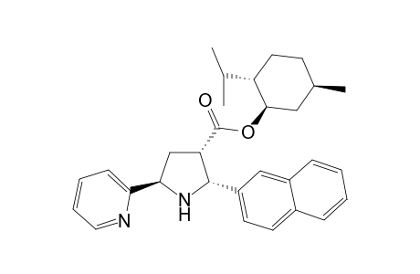 (1'R,2'S,5'R)-Menthyl r-2R-(2'-pyridyl)-c-5R-(2'-naphthyl)pyrrolidine-c-4S-carboxylate