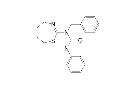1-(benzyl)-3-phenyl-1-(4,5,6,7-tetrahydro-1,3-thiazepin-2-yl)urea