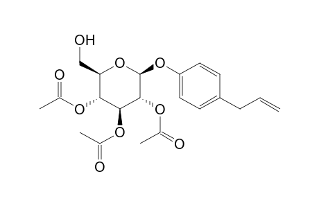 .beta.-D-Glucopyranoside, 4-(2-propenyl)phenyl, 2,3,4-triacetate