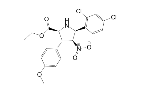 (2S,3R,4S,5S)-5-(2,4-Dichlorophenyl)-2-ethoxycarbonyl-3-(4-methoxyphenyl)-4-nitropyrrolidine