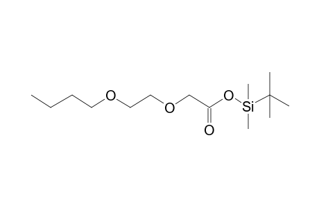 (2-Butoxyethoxy)acetic acid, tbdms derivative