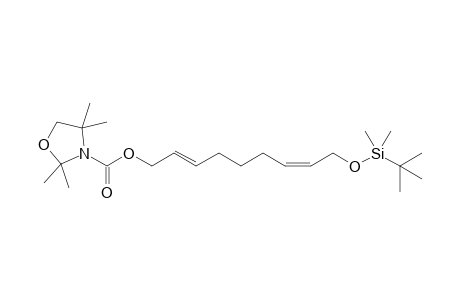 (2E,7Z)-9-tert-Butyldimethylsilyloxynona-2,7-dienyl 2,2,4,4-tetramethyl-1,3-oxazolidin-3-carboxylate