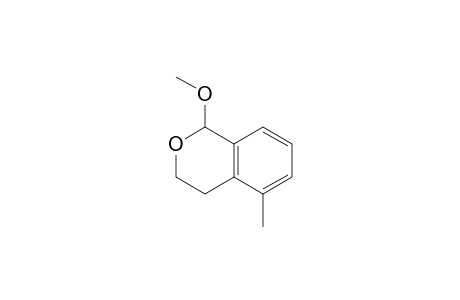 1H-2-Benzopyran, 3,4-dihydro-1-methoxy-5-methyl-