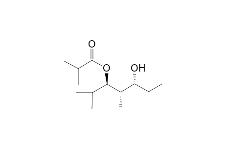 (3SR,4SR,5RS)-5-Hydroxy-2,4-dimethylheptyl isobutanoate