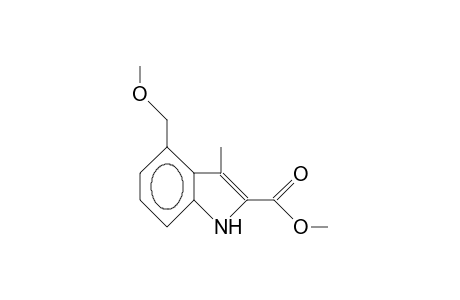 2-Methoxycarbonyl-3-methyl-4-methoxymethyl-indole