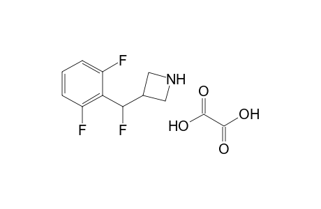 3-[(2,6-difluorophenyl)(fluoro)methyl]azetidine oxalate salt