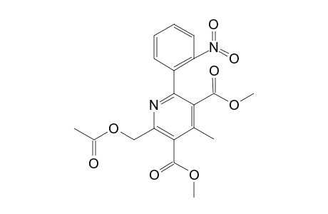 Dimethyl 4-methyl-6-(acetoxymethyl)-2-(2'-nitrophenyl)-3,5-dicarboxylate