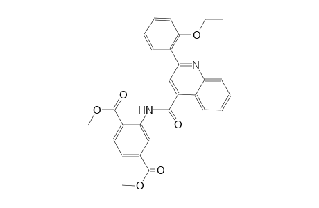 dimethyl 2-({[2-(2-ethoxyphenyl)-4-quinolinyl]carbonyl}amino)terephthalate
