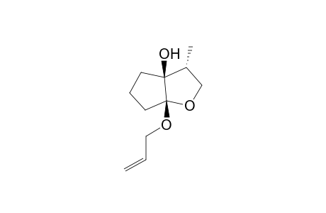 (1R*,2S*,5R*)-2-Methyl-4-oxa-5-(2-propenyloxy)bicyclo[3.3.0]octan-1-ol