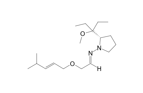 (S)-2-(1-Ethyl-1-methoxypropyl)-1-[2-((E)-4-methylpent-2-enyloxy)-1-ethylidenamono]pyrrolidine