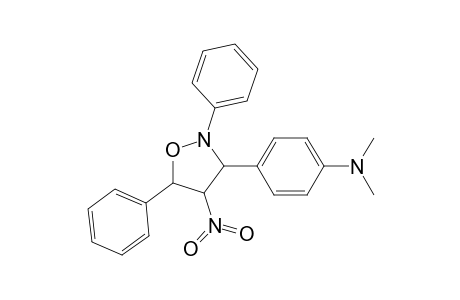 Benzenamine, N,N-dimethyl-4-(4-nitro-2,5-diphenyl-3-isoxazolidinyl)-