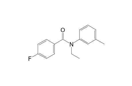 Benzamide, N-ethyl-N-(3-methylphenyl)-4-fluoro-