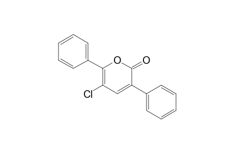 5-Chloro-3,6-diphenylpyran-2-one