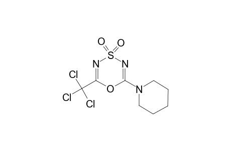 2-(1-Piperidinyl)-6-(trichloromethyl)-1,4,3,5-oxathiadiazine 4,4-dioxide