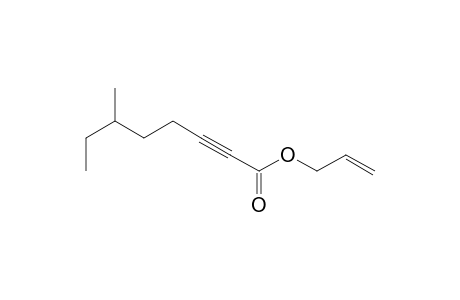 Allyl 6-methyloct-2-ynoate