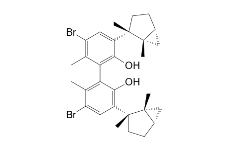 8,8'-Bis[6-(1,2-dimethyl-2,3-methylenecyclopentyl)-7-hydroxy-8-methyl-10-bromobenzene]