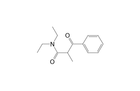 N,N-diethyl-2-benzoylpropanamide