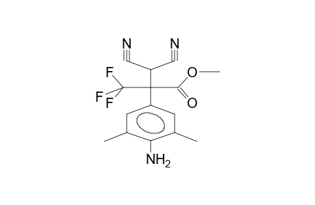 2,6-DIMETHYL-4-[(2,2-DICYANO-1-METHOXYCARBONYL-1-TRIFLUOROMETHYL)ETHYL]ANILINE