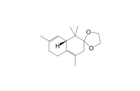 (8'aS)-3',5',6',8'a-Tetrahydro-1',1',4',7'-tetramethylspiro[1,3-dioxolane-2,2'(1H)-naphthalene]