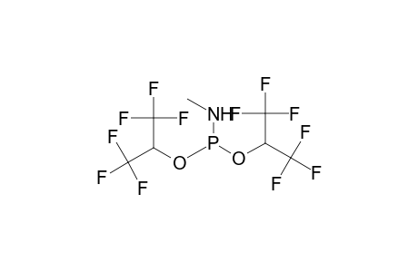 Phosphoramidous acid, methyl-, bis[2,2,2-trifluoro-1-(trifluoromethyl)ethyl]ester