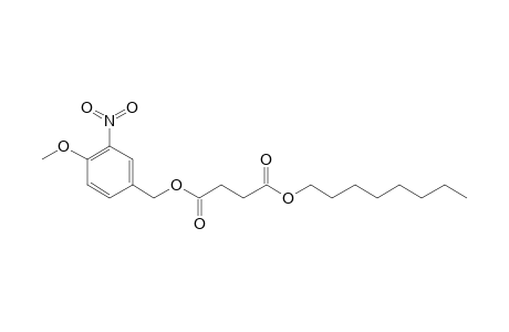 Succinic acid, 4-methoxy-3-nitrobenzyl octyl ester