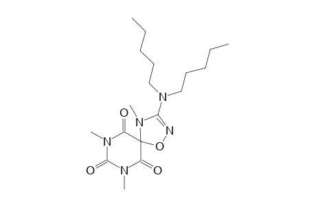 3-(Dipentylamino)-4,7,9-trimethyl-1-oxo-2,4,7,9-tetraazaspiro[4.5]dec-2-ene-6,8,10-trione