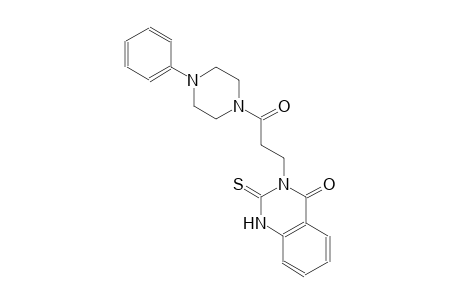 4(1H)-quinazolinone, 2,3-dihydro-3-[3-oxo-3-(4-phenyl-1-piperazinyl)propyl]-2-thioxo-