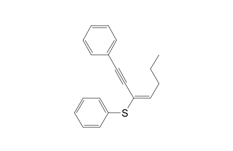 [(3E)-3-(phenylsulfanyl)-3-hepten-1-ynyl]benzene