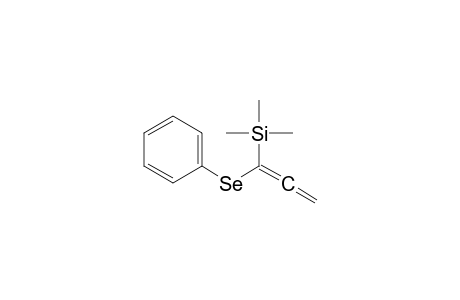 Trimethyl(1-phenylselanylpropa-1,2-dienyl)silane