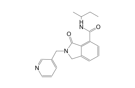 N-(sec-butyl)-3-oxo-2-(3-pyridinylmethyl)-4-isoindolinecarboxamide