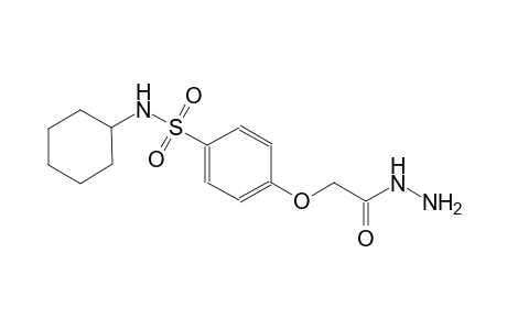 N-cyclohexyl-4-(2-hydrazino-2-oxoethoxy)benzenesulfonamide