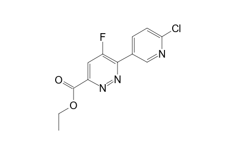 Ethyl 6-(6-chloropyridin-3-yl)-5-fluoropyridazine-3-carboxylate