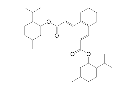 Menthyl 3-[2'-[2"-(menthoxycarbonyl)ethenyl]-1'-cyclohexen-1'-yl}-acrylate