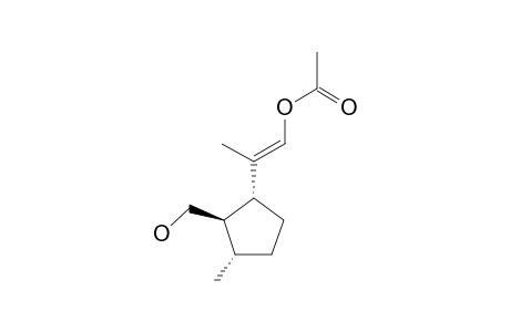 2-[2-(ACETYLOXY)-1-METHYLETHENYL]-5-METHYL-CYCLOPENTANE-METHANOL