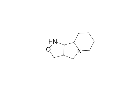 1,3,3a,4,6,7,8,9,9a,9b-decahydro-[1,2]oxazolo[3,4-a]indolizine