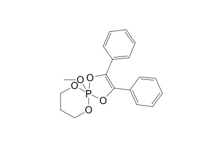 P-(1,2-Diphenylethenyl-1,2-dioxy)-P-methoxy-P-(propanediyl-1,3-dioxy)phosphorane