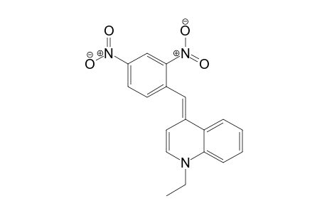 Quinoline, 4-[(2,4-dinitrophenyl)methylene]-1-ethyl-1,4-dihydro-