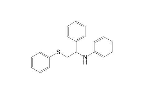N-[1-phenyl-2-(phenylthio)ethyl]aniline