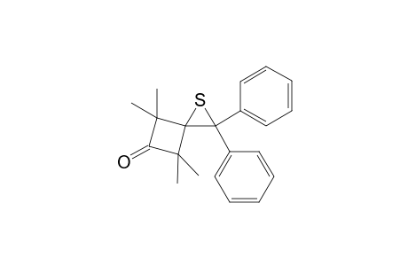 4,4,6,6-Tetramethyl-2,2-diphenyl-1-thiaspiro[2,3]-hexane-5-one