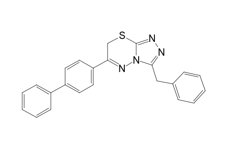 3-Benzyl 6-(1,1'-biphenyl-4-yl)-7H-1,2,4-triazolo[3,4-b][1,3,4]thiadiazine