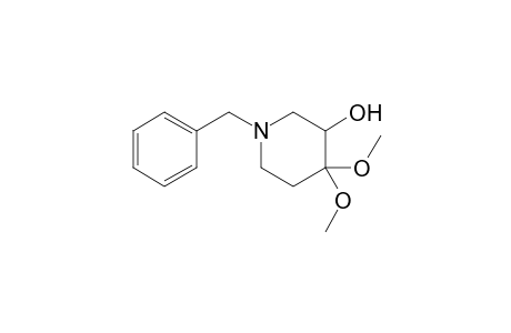 1-Benzyl-4,4-dimethoxy-piperidin-3-ol