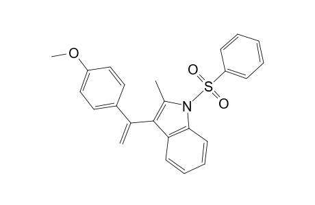 1H-Indole, 3-[1-(4-methoxyphenyl)ethenyl]-2-methyl-1-(phenylsulfonyl)-