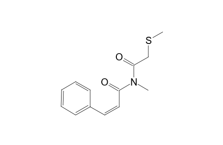 PENIMIDE-B;(Z)-N-CINNAMOYL-N-(2-METHYLTHIOETHANOYL)-METHYLAMINE