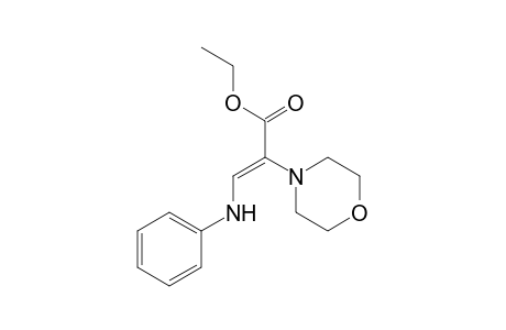 Ethyl (Z)-2-morpholino-3-phenylaminopropenoate
