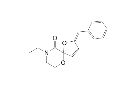 2-Benzylidene-9-ethyl-1,6-dioxa-9-azaspiro[4,5]dec-3-en-10-one