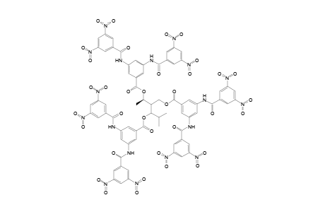 3'-[(3,5-Dinitroobenzoylamino)benzoyloxy]methyl]-5'-methylylpentane-2',4'-diyl bis[3,5-bis(3,5-dinitrobenzoylamino)benzoate