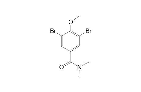 3,5-Dibromo-4-methoxybenzamide, N,N-dimethyl-