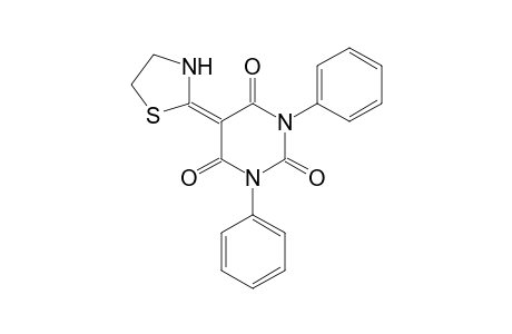 1,3-diphenyl-5-(2-thiazolidinylidene)barbituric acid
