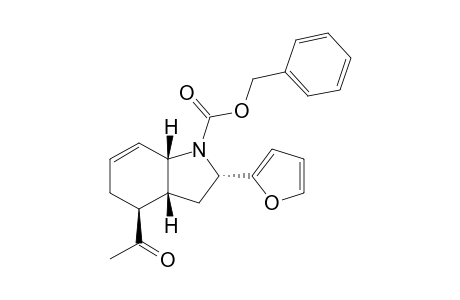 Benzyl rac-(2S,3aR,4S,7aS)-4-acetyl-2-(furan-2-yl)-2,3,3a,4,5,7ahexahydro-1H-indole-1-carboxylate